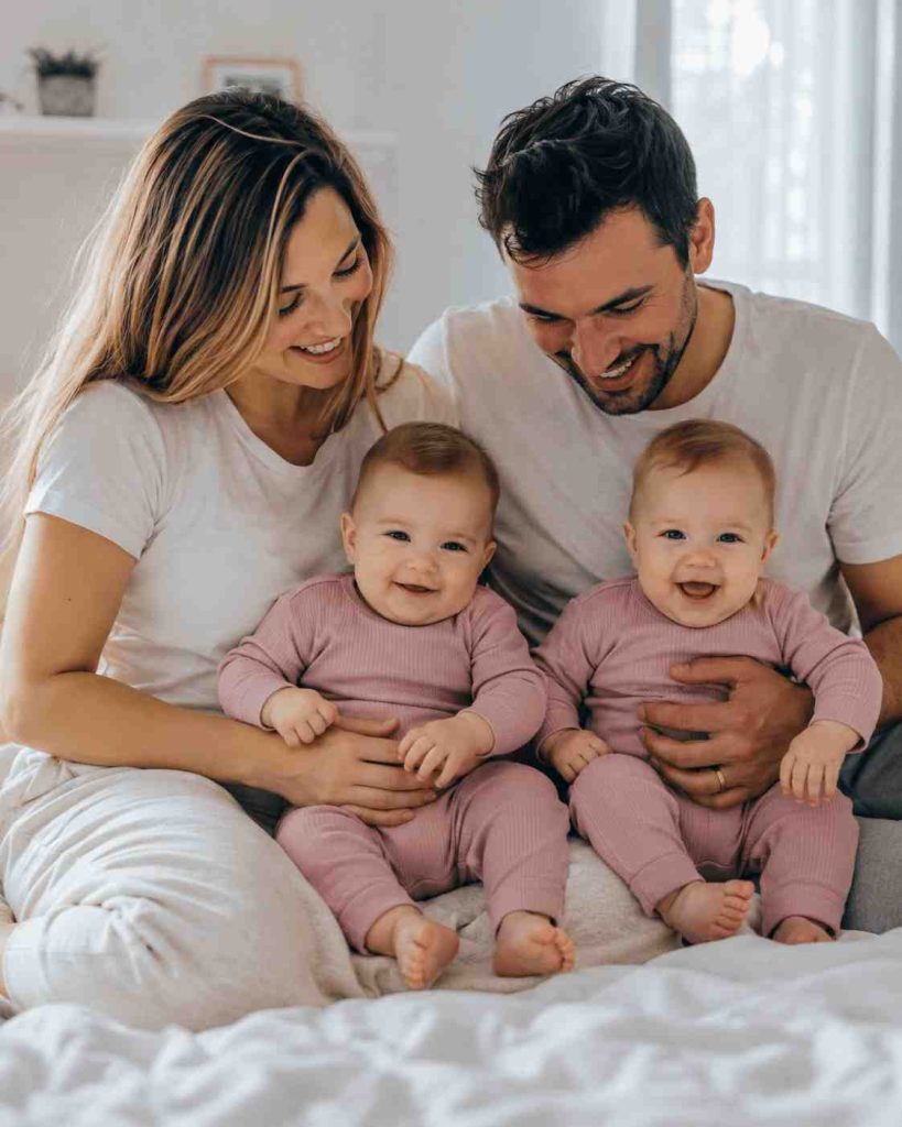 Family with twins